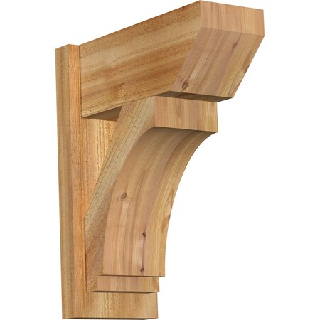 Imperial Slat Rough Sawn Outlooker, Western Red Cedar, 8"W x 18"D x 22"H